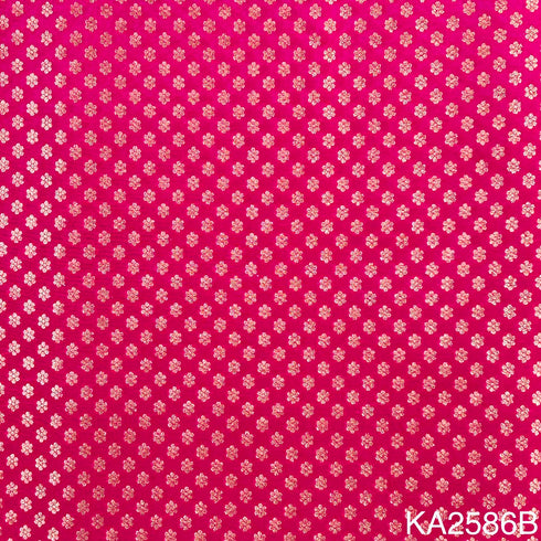 Banarasi Silk Brocade Fabric - KA2586