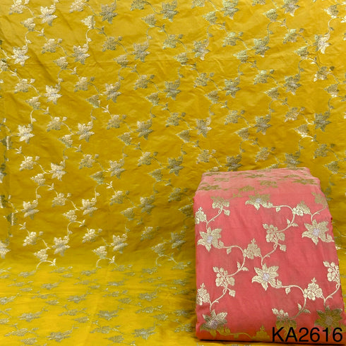 Banarasi Silk Brocade Fabric-KA2616