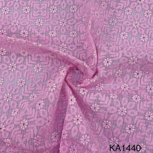 Embroidered Kota Cotton Fabric-KA1440