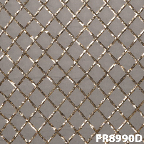 Sequins Net Fabric-FR8990