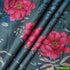 Floral Print Armani Satin Fabric-F3623