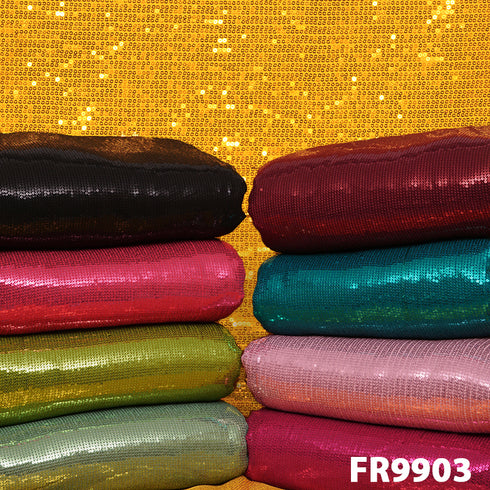 Sequins Georgette Fabric-FR9903