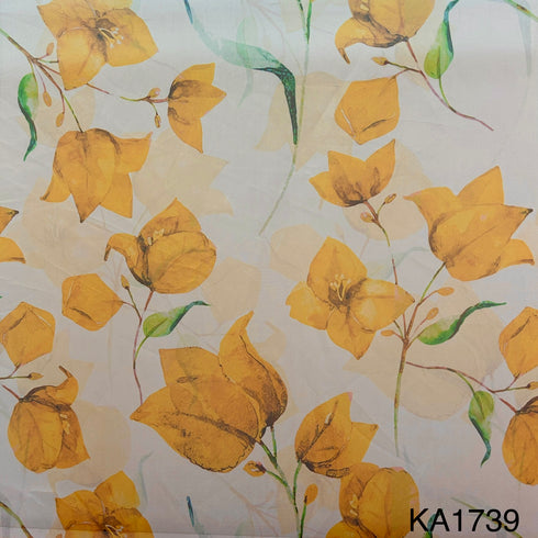 Printed Organza Fabric-KA1739
