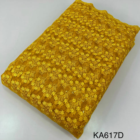 Embroidered Sequins Net Fabric-KA617