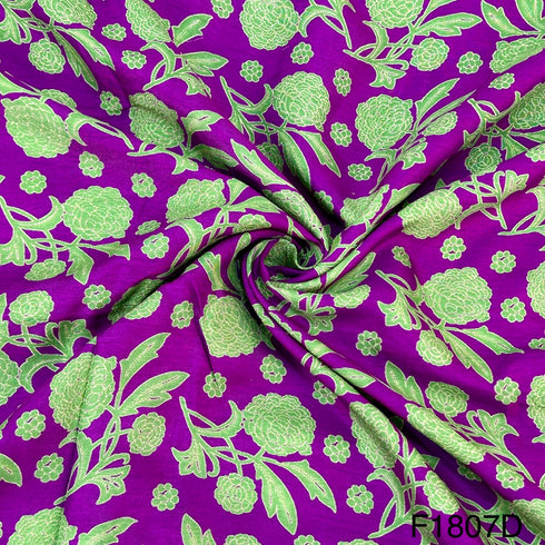 Printed Opara Silk Fabric-F1807