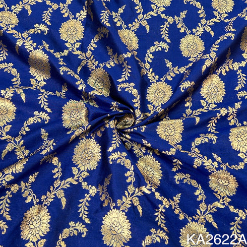 Banarasi Silk Brocade Fabric-KA2622