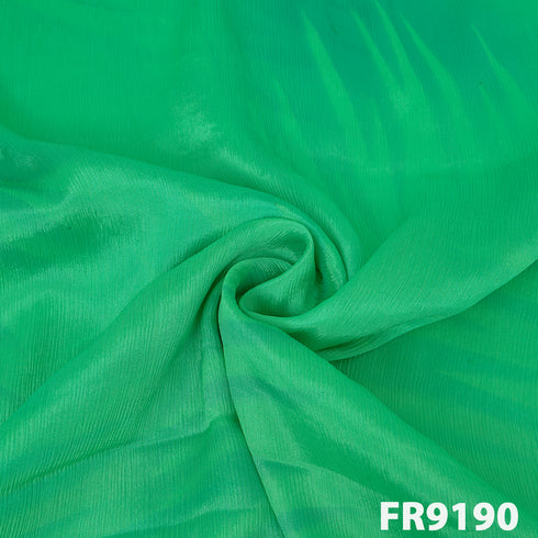 Printed Pure Silk Chinon Fabric-FR9190