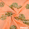 Thread Sequins Embroidered Georgette Fabric-FR9352