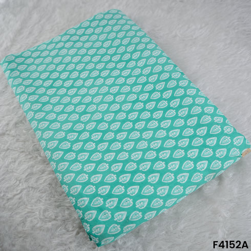 Block Print Cambric Cotton Fabric- F4152
