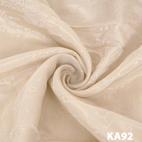 Dyeable Zari Tissue Organza Fabric-KA92