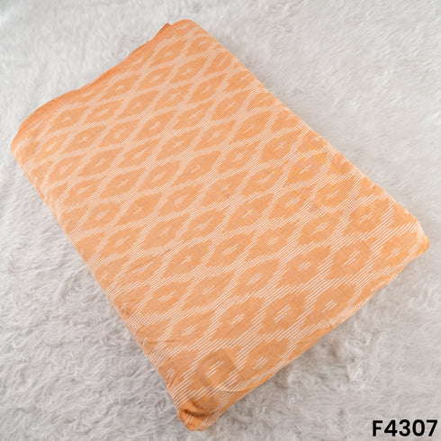 Ikkat Handloom Cotton Fabric- F4307