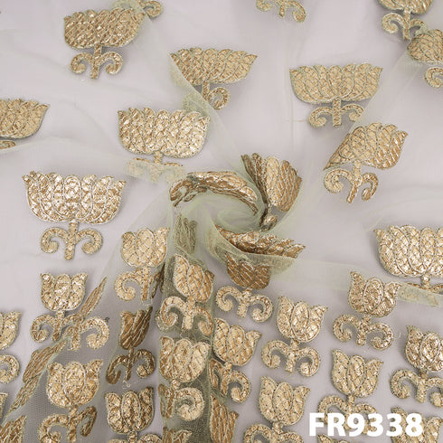 Gota Patti Net Fabric-FR9338