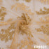 Embroidered Zari Net Fabric-FR9321