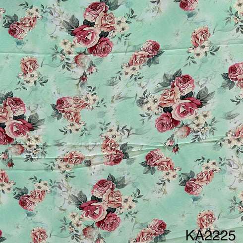 Printed Viscose Crepe Fabric-KA2225
