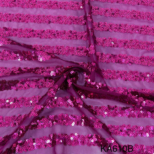 Sequins Net Fabric - KA610