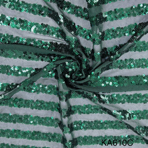 Sequins Net Fabric - KA610