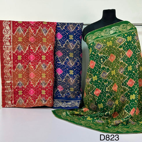 Banarasi Georgette Dupatta-D823