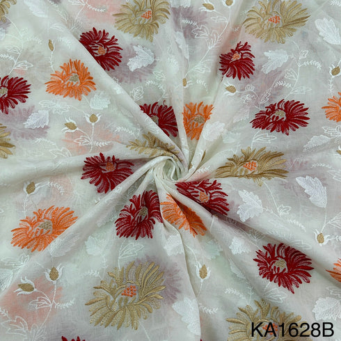 Embroidered Cotton FABRIC-KA1628