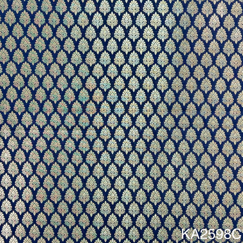 Banarasi Silk Brocade Fabric-KA2598