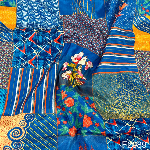 Printed Crepe Fabric-F2089