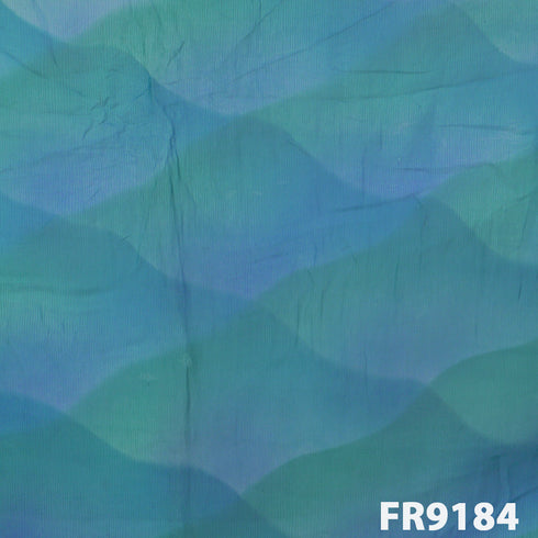 Printed Pure Chinon Fabric-FR9184