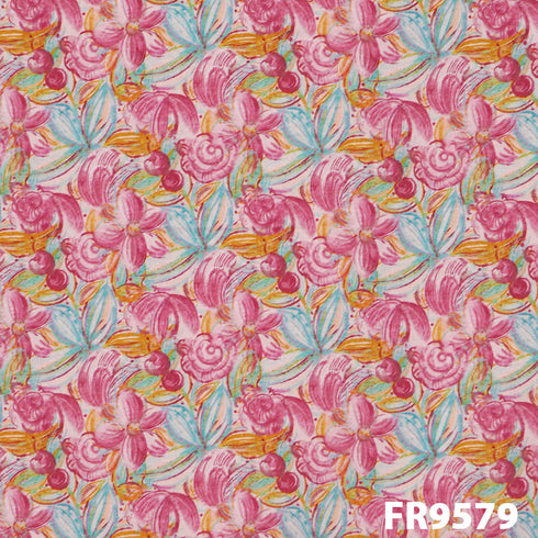 Printed Rayon Fabric-FR9579