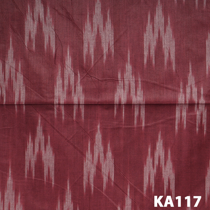 Ikkat Cotton Fabric-KA117