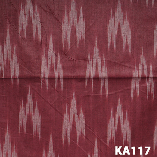 Ikkat Cotton Fabric-KA117