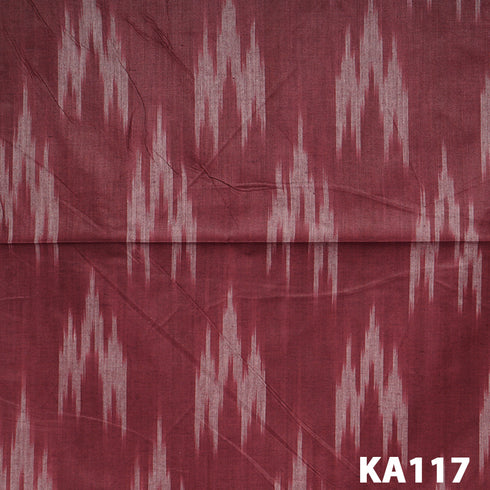 Ikkat Cotton Fabric-KA117