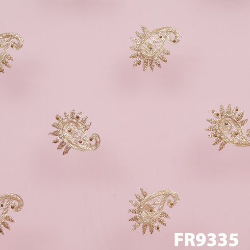 Gota Patti Net Fabric-FR9335