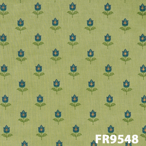 Foil Print Cotton Fabric-FR9548