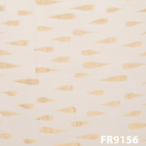 Dyeable Zari Buta Georgette Fabric-FR9156