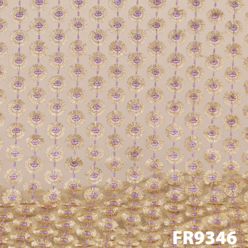 Embroidered Zari Net FR9346