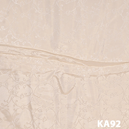 Dyeable Zari Tissue Organza Fabric-KA92