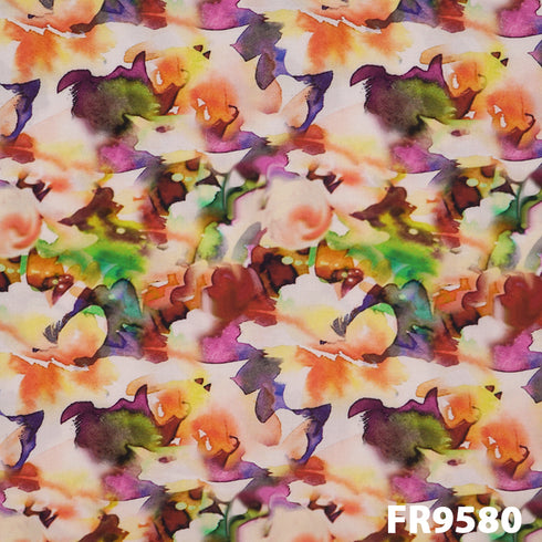 Printed Rayon Fabric-FR9580