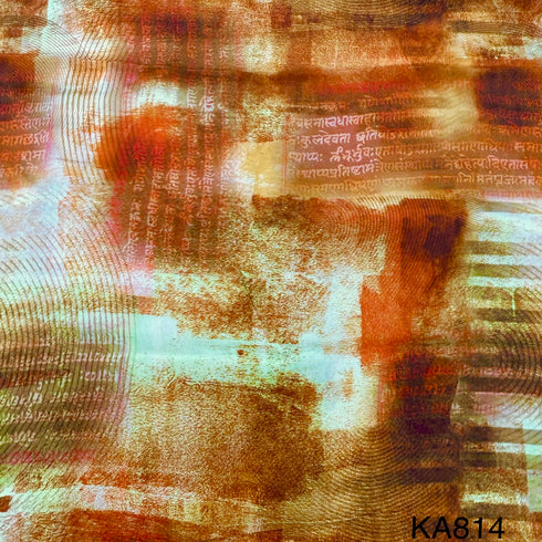 Printed viscose crepe Fabric-KA814