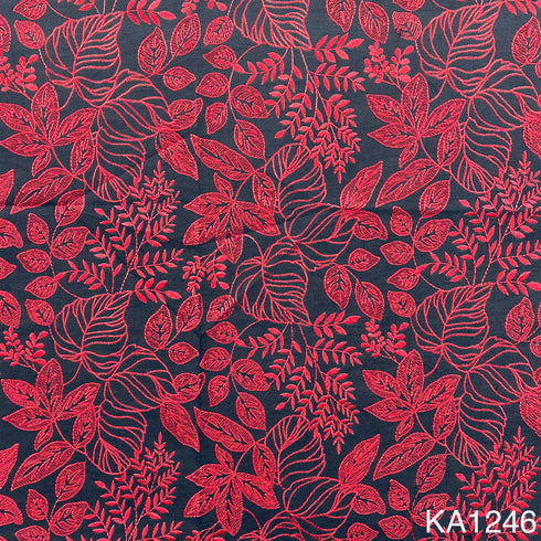 Embroidered Cotton Fabric-KA1246