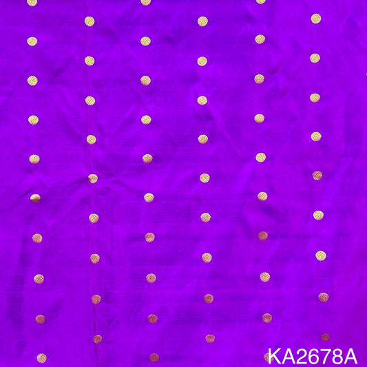 Pure Banarasi Silk Brocade Fabric-KA2678