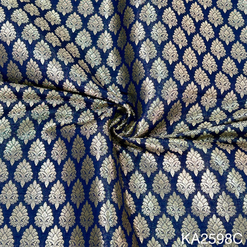 Banarasi Silk Brocade Fabric-KA2598