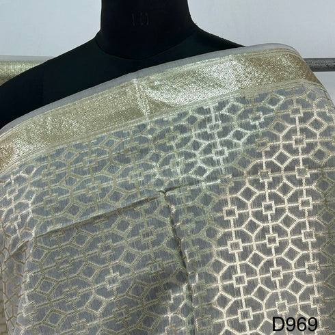 Dyeable Zari Chanderi Dupatta D-969