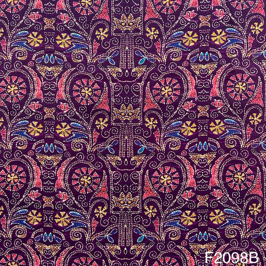Printed Glaze Cotton Fabric-F2098