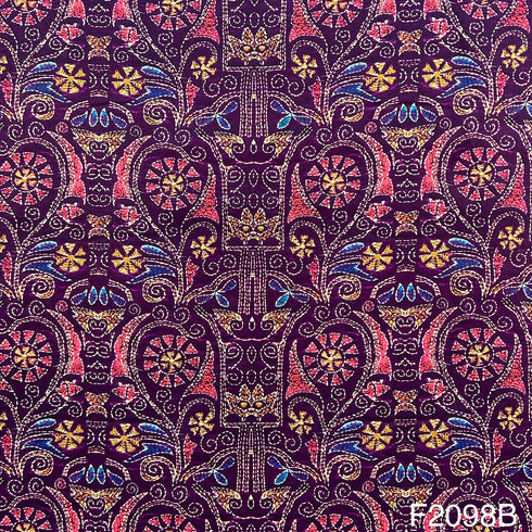 Printed Glaze Cotton Fabric-F2098