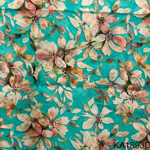 Printed Organza Fabric-KA1893