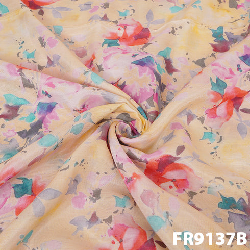 Printed Muslin Fabric-FR9137