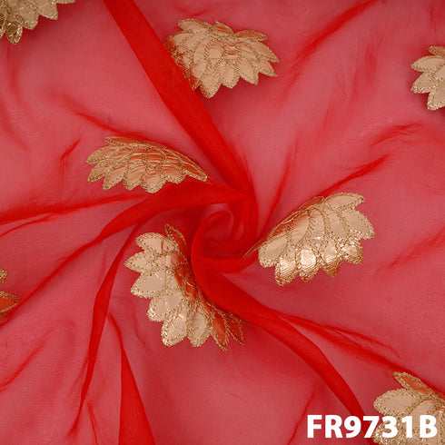 Gota Patti Organza. Fabric-FR9731