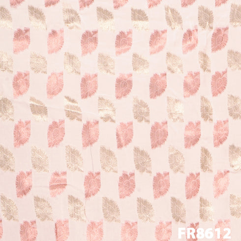 Dyeable Zari Georgette Fabric-FR8612