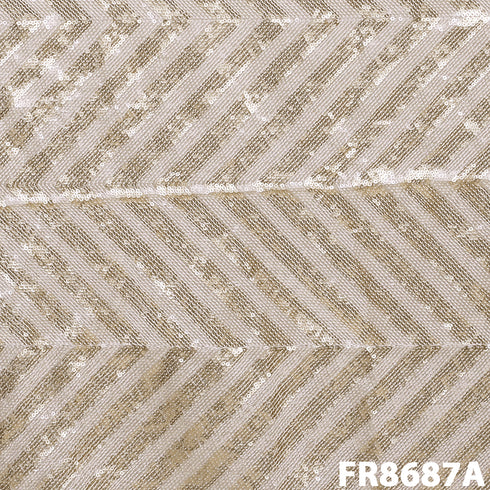 Dyeable Sequins Georgette Fabric-FR8687