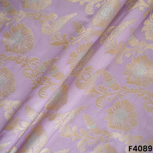 Banarasi Silk Brocade Fabric-4089