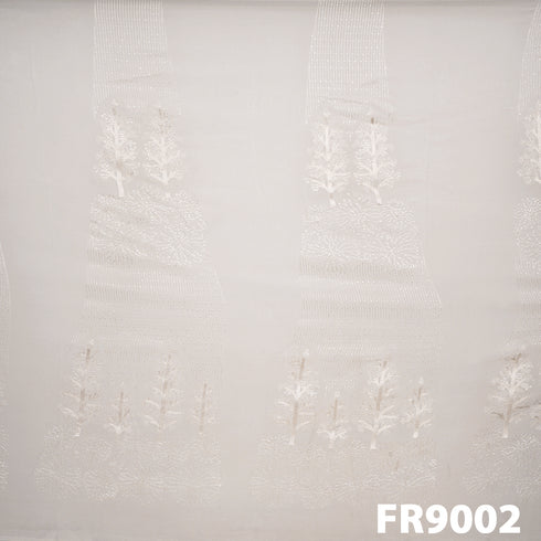 Dyeable Embroidered Sequins Georgette Kali-FR9002