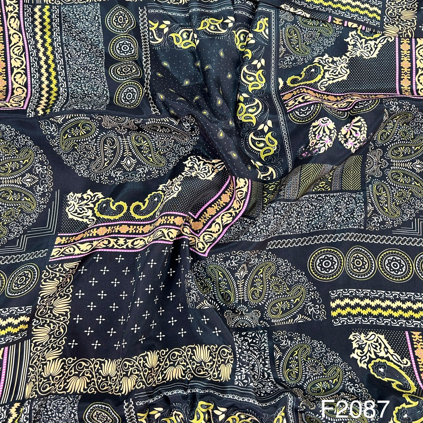 Printed Crepe fabric-F2087